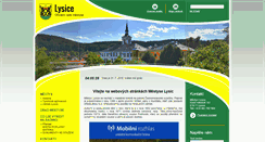 Desktop Screenshot of lysice.cz